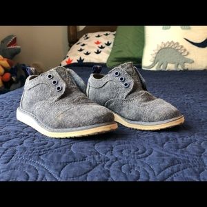 Toms Toddler Boy Chambray Velcro-Close Shoes